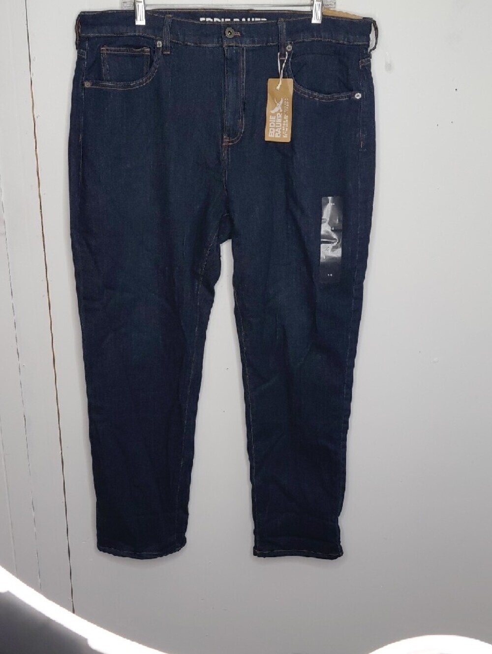 Eddie Bauer Jeans Womens 14 Flannel Lining Warm Boyfriend Mid Rise Slim Fit